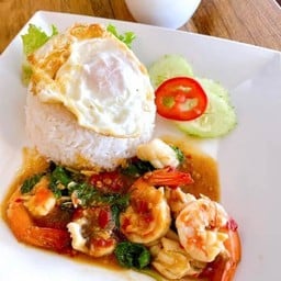 ครัวยายน้องอาหารตามสั่ง หมู่บ้านเพฟ สาย 4