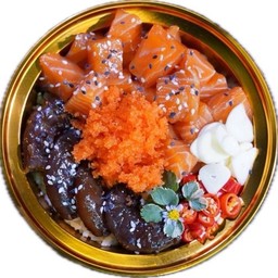 ข้าวด๊องดอง(ม่อน+กุ้ง)xไข่กุ้ง