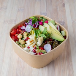 Vegetarian Mezzeh Healthy Bowl
