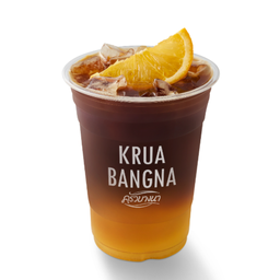 L กาแฟดำ+น้ำส้ม+โทนิค (เย็น)