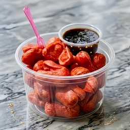 ลูกชิ้นแดงทอดด