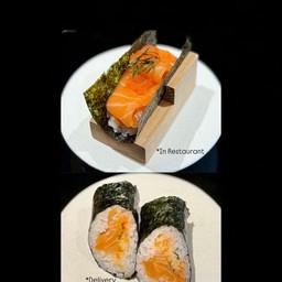 サーモンTemaki Sushi Salmonเทมากิซูชิแซลมอน