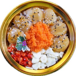 ข้าวโฮตาเตะดอง+ไข่กุ้ง