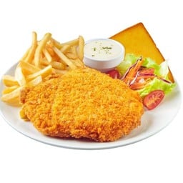 สเต็กไก่คริสปี้
