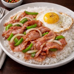 ข้าวผัดพริกหยวกเบคอน