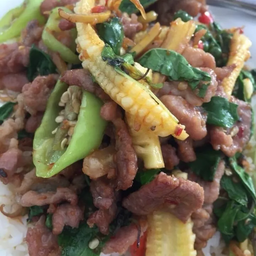 ข้าวขี้เมาหมูชิ้น