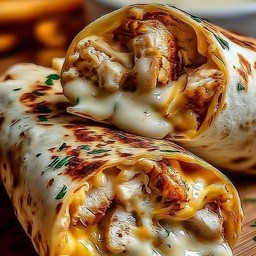 Double Chicken Cheese Roll