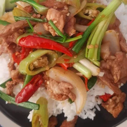 ผัดพริกหยวกหมู