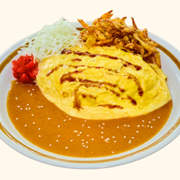 ข้าวแกงกะหรี่ไข่ข้น
