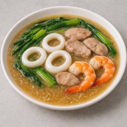 เกาเหลาราดหน้ารวมทะเล