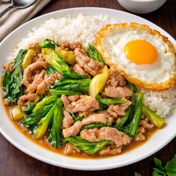 ข้าวผัดคะน้าไก่