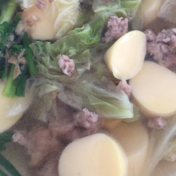ต้มจืดหมูสับเต้าหู้สาหร่าย