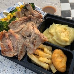 สเต็กหมูสันคอ