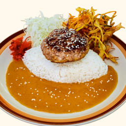 ข้าวแกงกะหรี่เนื้อแฮมเบิร์ก