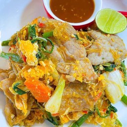 สุกี้แห้งหมู