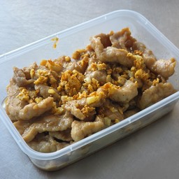 ผัดกระเทียม (กับข้าว)