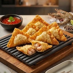 เกี๊ยวกรอบไส้กุ้งสด