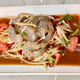 ตำกุ้งสด