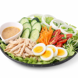 สลัดไข่ต้มไก่ฉีก