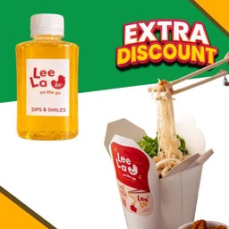 หมี่ไก่ฉีกออริ(รสดั้งเดิม) + น้ำเก๊กฮวยวุ้นเยลลี่