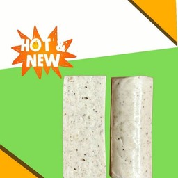 หมูยอไร้แป้ง รสพริกไทยดำ 1แท่ง คู่น้ำจิ้มซีฟู้ด