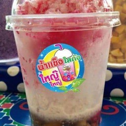 น้าแข็งใสมันเชื่อมทับทิมกรอบเฉาก๊วยวุ้นมะพร้าว(เลือกน้ำ) ชาวไทย ชาเขียว โกโก้ โอวัลติน