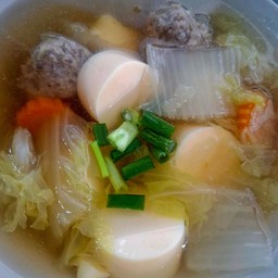 ต้มจืดเต้าหู้หมูสับ