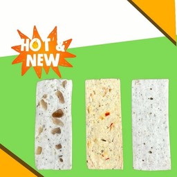 รวม 3 รส หมูยอไร้แป้ง หนังหมูกรุบ+พริกไทยดำ+กะเพราพริกสด