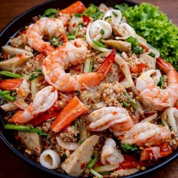 ยำวุ้นเส้นทะเลรวมมิตร