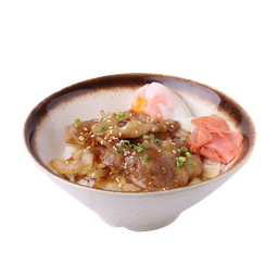 ข้าวหน้าหมูสามชั้นย่างซีอิ้ว (Pork Belly Don)