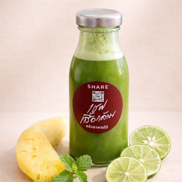 น้ำสับปะรดภูแลมะนาวสะระแหน่ 180ml.