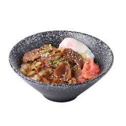 ข้าวหน้าเนื้อสไลด์พรีเมี่ยม (Gyudon Beef)