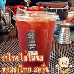 ชาดำเย็น (ชาไทยไม่ใส่นม)