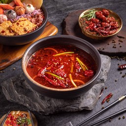 ซุปหมาล่าสไตล์จีน (น้ำมันวัว)