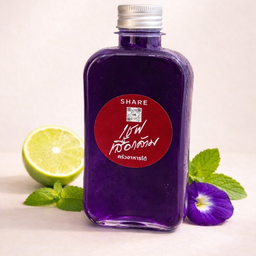 น้ำอัญชันมะนาว