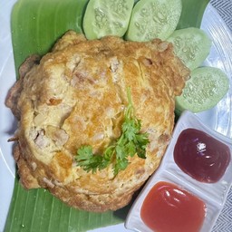 ข้าว ไข่เจียวหมูสับ