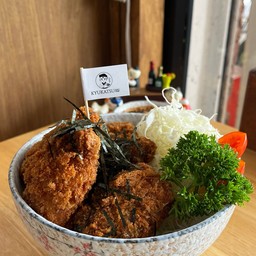 ข้าวหน้าคัตสึปลาซาบะ (มีก้าง)