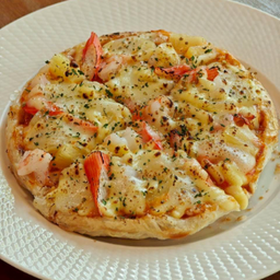 Pizza ซีฟู้ดคอกเทล(แป้งกรอบ).