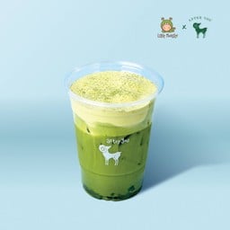 Coconut Matcha & Pandan Mochi มัทฉะน้ำมะพร้าวโมจิใบเตย