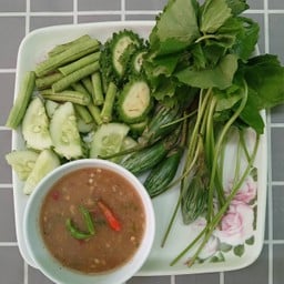 ผักสด น้ำพริกกะปิ
