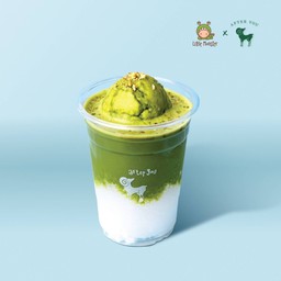 Matcha Pistachio Coconut Frappe มัทฉะพิสตาชิโอมะพร้าวปั่น