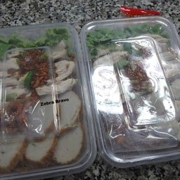 กินเพลิน หมี่คลุกไก่ฉีก ตลาดน้ำบางน้ำผึ้ง