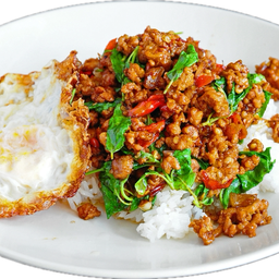 ข้าวกะเพราหมูสับ