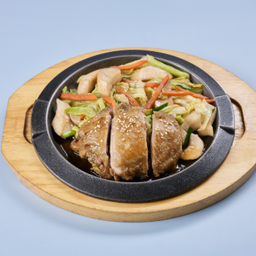 .กระทะร้อน ไก่ย่างเทอริยากิ.