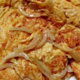 ข้าว+ไข่เจียวหอมใหญ่2ฟอง