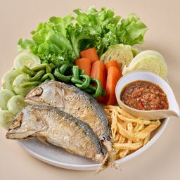 .ชุดน้ำพริกลงเรือ ปลาทู.