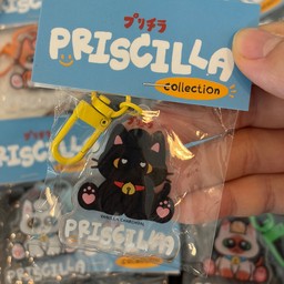 พวงกุญแจ แมวดำ vanilla charcoal