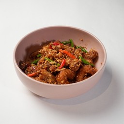 ไข่หมึกคั่วพริก