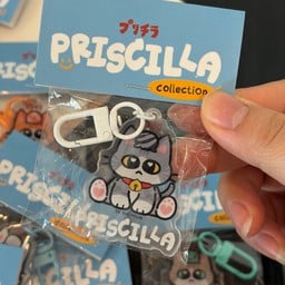 พวงกุญแจ แมวสลิด To the moon 🌙