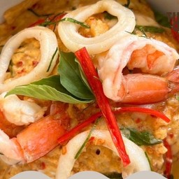ข้าวไข่ข้นห่อหมกทะเล
